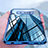 Funda Silicona Ultrafina Transparente T11 para Samsung Galaxy Note 8 Azul
