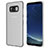 Funda Silicona Ultrafina Transparente T15 para Samsung Galaxy S8 Gris