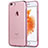 Funda Silicona Ultrafina Transparente T18 para Apple iPhone 8 Oro Rosa