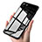 Funda Silicona Ultrafina Transparente T19 para Apple iPhone 7 Negro