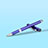 Lapiz Optico de Pantalla Tactil Capacitivo Universal H11 Azul