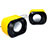 Mini Altavoz Portatil Altavoces Estereo Amarillo