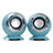 Mini Altavoz Portatil Altavoces Estereo Azul Cielo