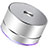 Mini Altavoz Portatil Bluetooth Inalambrico Altavoces Estereo K01 Plata