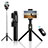 Palo Selfie Stick Tripode Bluetooth Disparador Remoto Extensible Universal T22 Negro