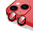 Protector de la Camara Cristal Templado C10 para Apple iPhone 13 Mini Rojo