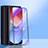 Protector de Pantalla Cristal Templado Integral Anti luz azul F02 para Oppo F21 Pro 4G Negro