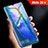 Protector de Pantalla Cristal Templado Integral Anti luz azul para Huawei Mate 20 X Negro