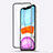 Protector de Pantalla Cristal Templado Integral F02 para Apple iPhone 11 Pro Max Negro