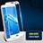 Protector de Pantalla Cristal Templado Integral F06 para Huawei G9 Plus Blanco