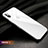 Protector de Pantalla Cristal Templado Trasera B02 para Apple iPhone X Blanco
