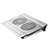 Soporte Ordenador Portatil Refrigeracion USB Ventilador 9 Pulgadas a 16 Pulgadas Universal M05 para Apple MacBook Air 13 pulgadas Plata
