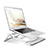 Soporte Ordenador Portatil Universal S03 para Apple MacBook 12 pulgadas Plata
