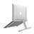 Soporte Ordenador Portatil Universal T12 para Apple MacBook Air 11 pulgadas Plata