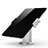 Soporte Universal Sostenedor De Tableta Tablets Flexible K12 para Samsung Galaxy Tab S7 Plus 5G 12.4 SM-T976 Plata