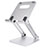 Soporte Universal Sostenedor De Tableta Tablets Flexible K20 para Apple iPad Air 2 Plata