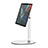 Soporte Universal Sostenedor De Tableta Tablets Flexible K28 para Huawei MediaPad M5 8.4 SHT-AL09 SHT-W09 Blanco