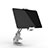 Soporte Universal Sostenedor De Tableta Tablets Flexible T45 para Apple iPad 2 Plata