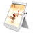 Soporte Universal Sostenedor De Tableta Tablets T28 para Apple iPad Air 10.9 (2020) Blanco