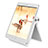 Soporte Universal Sostenedor De Tableta Tablets T28 para Samsung Galaxy Tab 2 10.1 P5100 P5110 Blanco