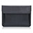 Suave Cuero Bolsillo Funda L02 para Huawei Honor MagicBook 15 Negro