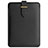 Suave Cuero Bolsillo Funda L04 para Apple MacBook Pro 13 pulgadas (2020) Negro