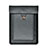 Suave Cuero Bolsillo Funda L09 para Apple MacBook 12 pulgadas Negro