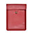 Suave Cuero Bolsillo Funda L09 para Apple MacBook Pro 13 pulgadas Retina Rojo