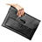 Suave Cuero Bolsillo Funda L12 para Apple MacBook Pro 15 pulgadas Retina Negro