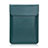 Suave Cuero Bolsillo Funda L21 para Apple MacBook 12 pulgadas Verde