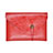 Suave Cuero Bolsillo Funda L23 para Apple MacBook Pro 15 pulgadas Rojo