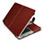 Suave Cuero Bolsillo Funda L24 para Apple MacBook Pro 13 pulgadas Marron