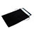 Suave Terciopelo Tela Bolsa de Cordon Funda para Huawei MediaPad M3 Lite Negro