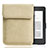 Suave Terciopelo Tela Bolsa de Cordon Funda S01 para Amazon Kindle Paperwhite 6 inch Oro