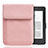 Suave Terciopelo Tela Bolsa de Cordon Funda S01 para Amazon Kindle Paperwhite 6 inch Rosa
