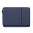 Suave Terciopelo Tela Bolsa Funda L04 para Huawei Honor MagicBook 15 Azul
