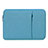 Suave Terciopelo Tela Bolsa Funda L04 para Huawei Honor MagicBook 15 Azul Cielo