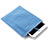 Suave Terciopelo Tela Bolsa Funda para Apple iPad Mini 4 Azul Cielo