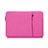 Suave Terciopelo Tela Bolsa Funda S01 para Samsung Galaxy Book Flex 15.6 NP950QCG Rosa Roja