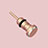 Tapon Antipolvo Jack 3.5mm Android Apple Universal D04 Oro Rosa