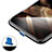 Tapon Antipolvo Lightning USB Jack H02 para Apple iPhone 13 Pro Azul