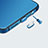 Tapon Antipolvo USB-C Jack Type-C Universal H05 para Apple iPad Pro 12.9 (2021) Azul