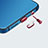 Tapon Antipolvo USB-C Jack Type-C Universal H05 para Apple iPad Pro 12.9 (2021) Rojo
