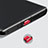 Tapon Antipolvo USB-C Jack Type-C Universal H08 Oro Rosa