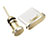 Tapon Antipolvo USB-C Jack Type-C Universal H09 Oro