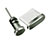 Tapon Antipolvo USB-C Jack Type-C Universal H09 para Apple iPad Pro 11 (2021) Negro