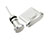 Tapon Antipolvo USB-C Jack Type-C Universal H09 para Apple iPad Pro 11 (2021) Plata