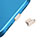 Tapon Antipolvo USB-C Jack Type-C Universal H14 Oro