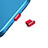Tapon Antipolvo USB-C Jack Type-C Universal H14 Rojo