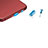 Tapon Antipolvo USB-C Jack Type-C Universal H17 para Apple iPad Pro 12.9 (2022) Azul